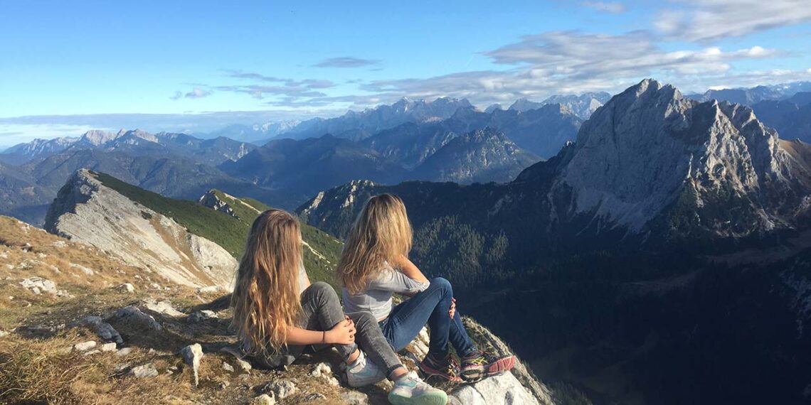 Tannheimer Tal Füssener Jöchle Berge Aussicht